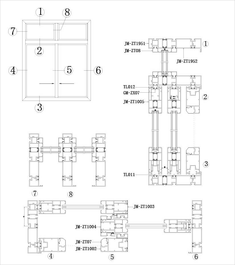 产品属性: 型号:190三轨断桥重型推拉门 款式:多款 型材配置:190外框,125门扇 玻璃:2.0厚 5+12A+5 密封胶条:三元乙丙 制造工艺:进口设备+手工 结构:可做单轨、两轨、三轨、三轨带普通纱门或金刚网 产品性能:防火、隔音、防水、隔热、密封性好 产品特点:防火、防盗、隔音、高低轨防水、隔热、采光佳、节省空间、低碳环保、装饰性强、密封性好、材质坚固 190重型推拉门室外效果图 190重型推拉门室外效果图