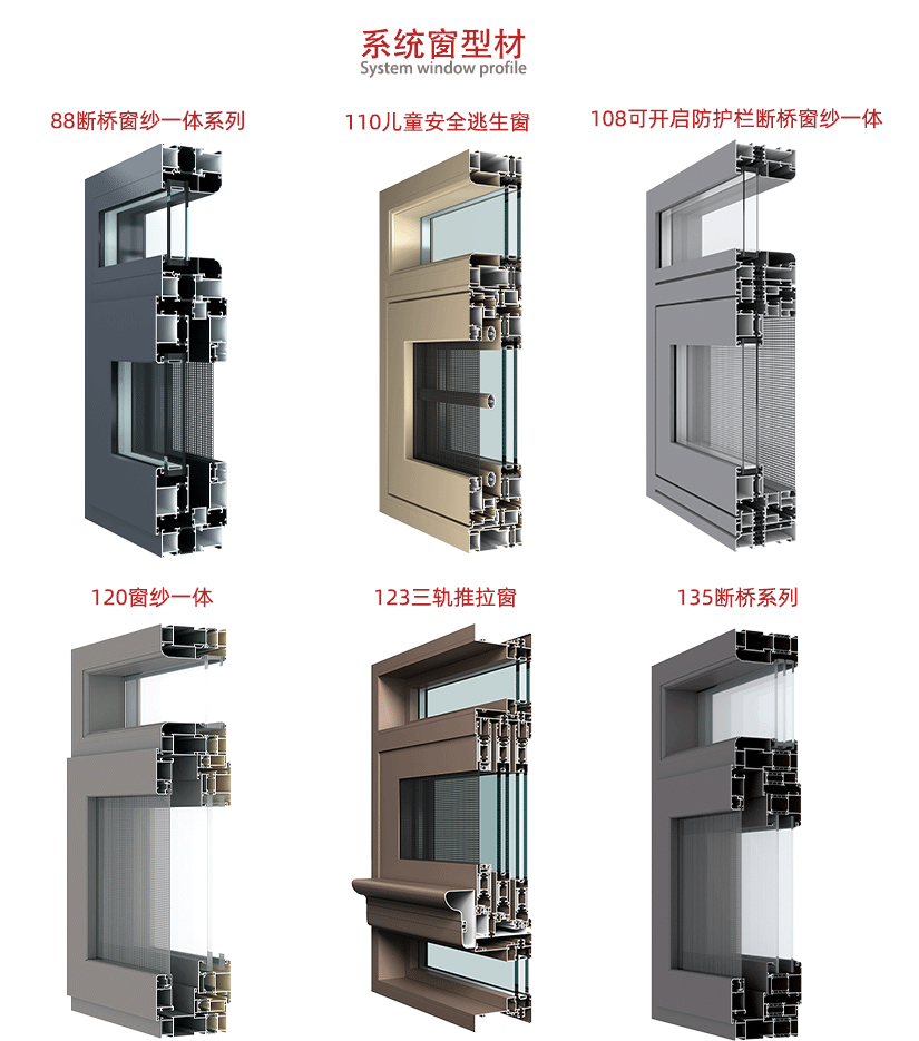 系统门窗_02系统门窗型材